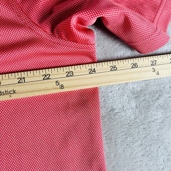Croft and Borrow Polo Shirt Men's Large Pink Quick Dry Performance Lightweight - Picture 10 of 10